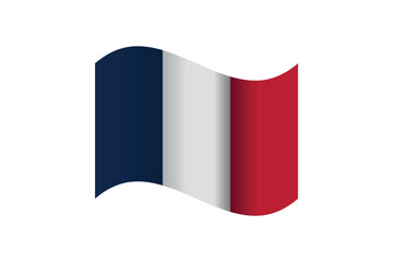 vector image of the France flag eps 10