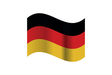 vector image of the Germany flag eps 10