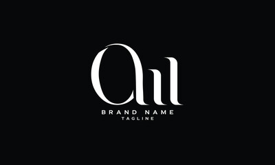 AW, WA, AM, MA, Abstract initial monogram letter alphabet logo design