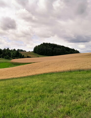 Cloudy day in Kashubia Poland.