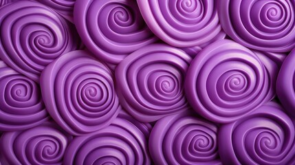 Background made of lollipops in Mauve color