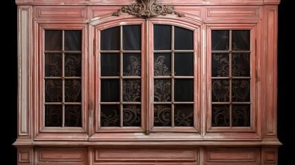 Fototapeta na wymiar 18th century window at front
