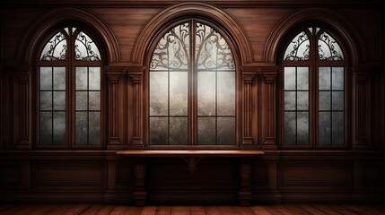 18th century window at front