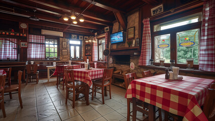 Balkan Brilliance: A Cozy Tavern under the Subdued Lights