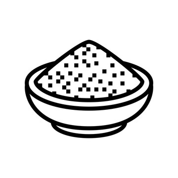 recommend clip art: garam masala indian cuisine line icon vector. garam masala indian cuisine sign. isolated contour symbol black illustration