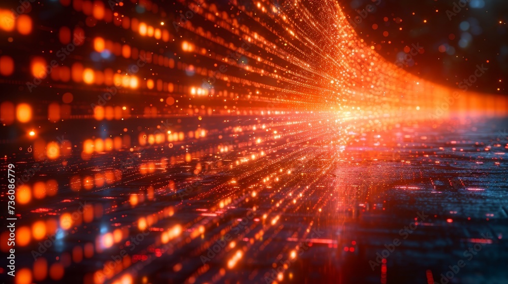Aufkleber Programming. Binary code. Digital transformation concept. System engineering. Binary code.
