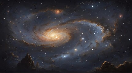 Obraz na płótnie Canvas star galaxy