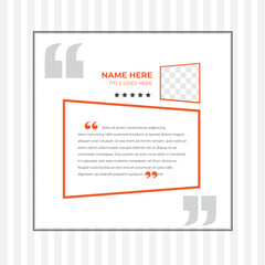 Clinte testimonial design template