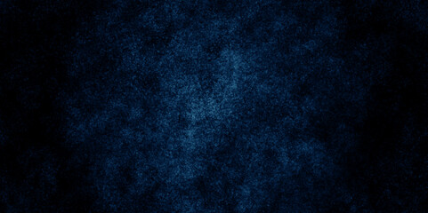 Abstract classic blue grunge decorative navy dark wall background. Blue grunge marbled texture banner background. Black and blue grunge background with space view. Light blue grunge paper textrue.