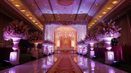 Oriental Islamic Decoration for Event by Generative AI