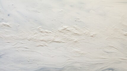 a very flat and white layer of white paint on the sand, in the style of flowing brushwork, birds-eye-view, 32k uhd, blink-and-you-miss-it detail, detailed imagery, flat surfaces, atmospheric imagery, 