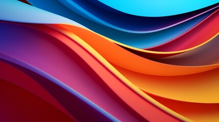 Abstract colorful paper cut background and wallpaper