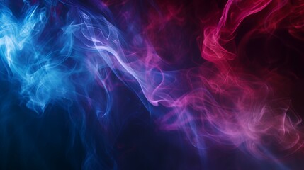 Obraz na płótnie Canvas Abstract colorful smoke on a dark background