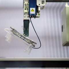 The process of manufacturing plastic products in automated production