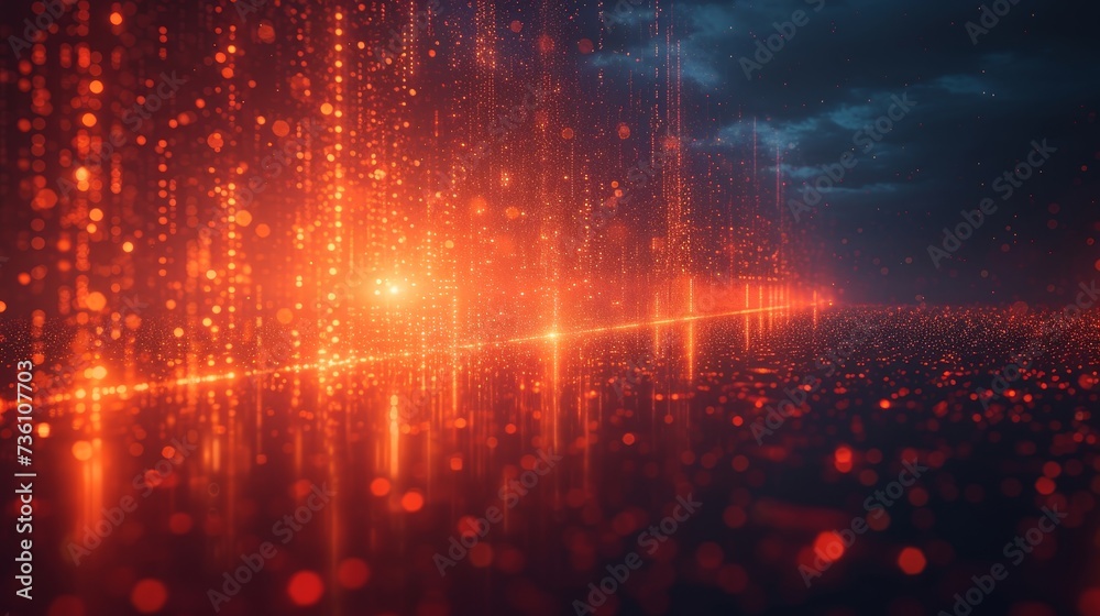 Poster Analytics and big data technology concept based on data science
