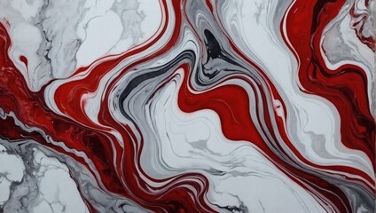 Crimson abstract white marble background art paint pattern ink texture watercolor aged silver fluid wall.