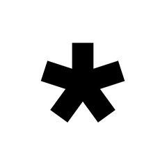 Arterisk vector icon 