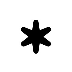 Arterisk vector icon 