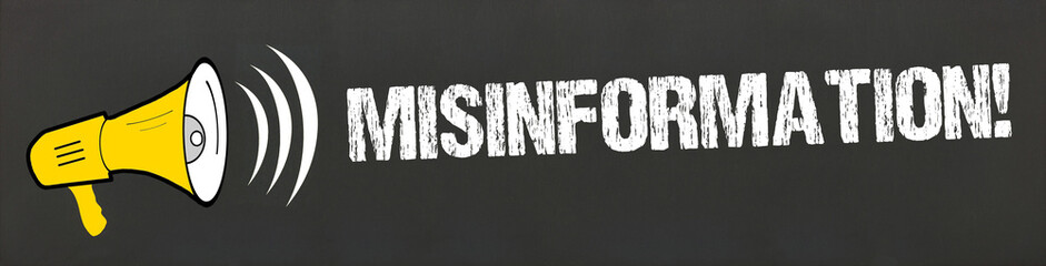 Misinformation! - obrazy, fototapety, plakaty
