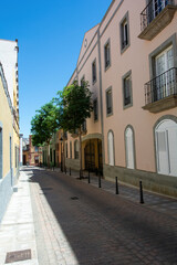 Fototapeta na wymiar Street in the old town of Galdar, a town on Gran Canaria in Spain