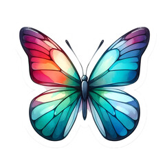 Watercolor Butterfly Clipart