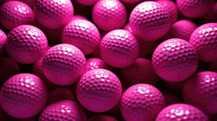  Background with golf balls in Magenta color.