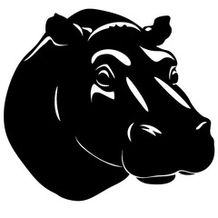 hippo silhouette