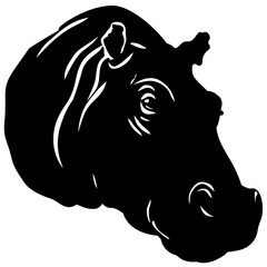 hippo silhouette