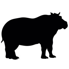 hippo silhouette
