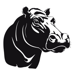 hippo silhouette
