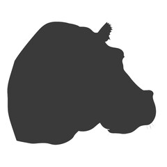 hippopotamus silhouette