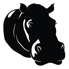 hippopotamus silhouette