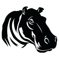 hippopotamus silhouette