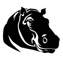 hippopotamus silhouette