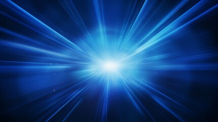 Obraz premium Abstract blue light rays background