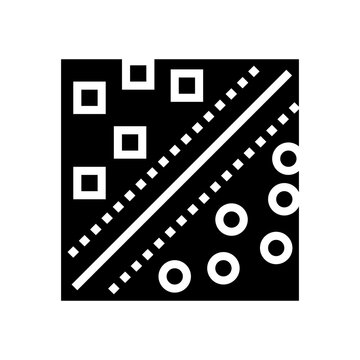 support machine svm algorithm glyph icon vector. support machine svm algorithm sign. isolated symbol illustration