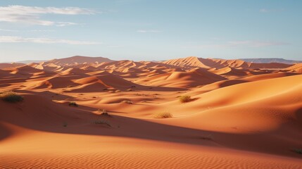 Fototapeta na wymiar Sahara Desert Dunes