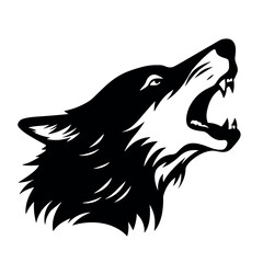 wolf  silhouette