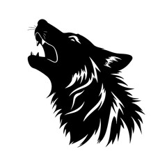 wolf  silhouette