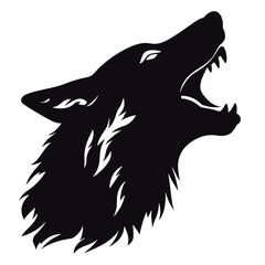 wolf  silhouette