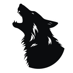 wolf  silhouette
