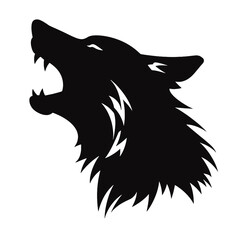 wolf  silhouette