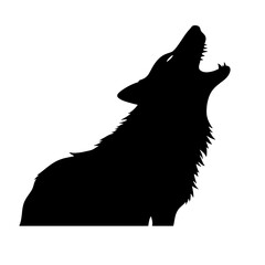 wolf head silhouette