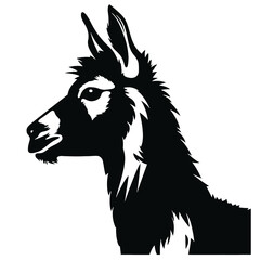 Llama silhouette