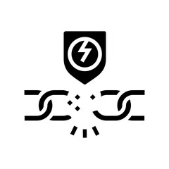 energy independence hydroelectric power glyph icon vector. energy independence hydroelectric power sign. isolated symbol illustration