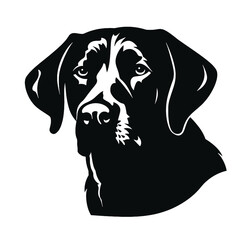  Labrador Dog silhouette