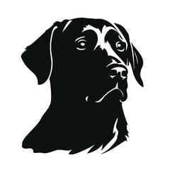  Labrador Dog silhouette