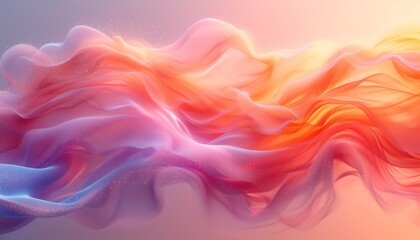 abstract wavy texture in pastel gradient colors