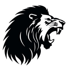 Fototapeta premium lion silhouette