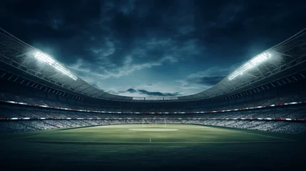 Tuinposter Sports stadium background template. © Fary